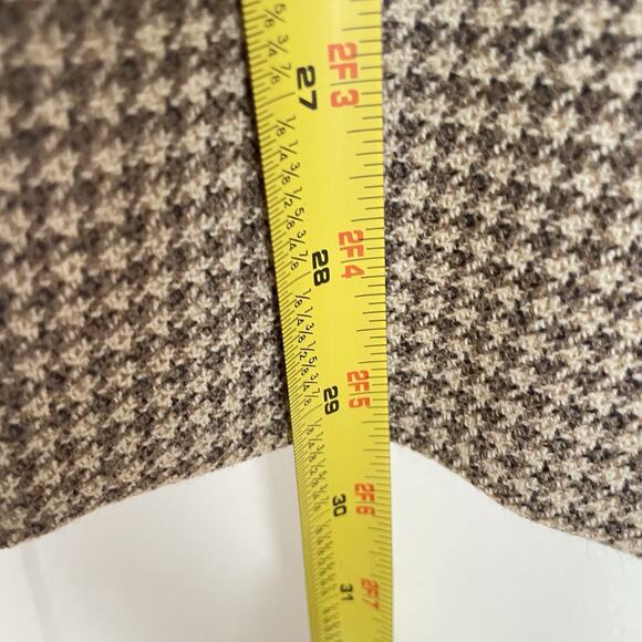 Canali Proposta Men’s 44R Brown Wool Houndstooth Sport Coat Blazer Made in Italy - Picture 7 of 15